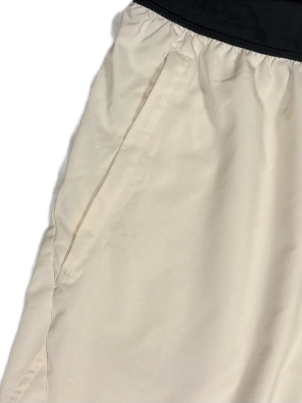 Adidas Axis Knit 3.0 cream black lightweight athletic fit shorts men's‎ medium